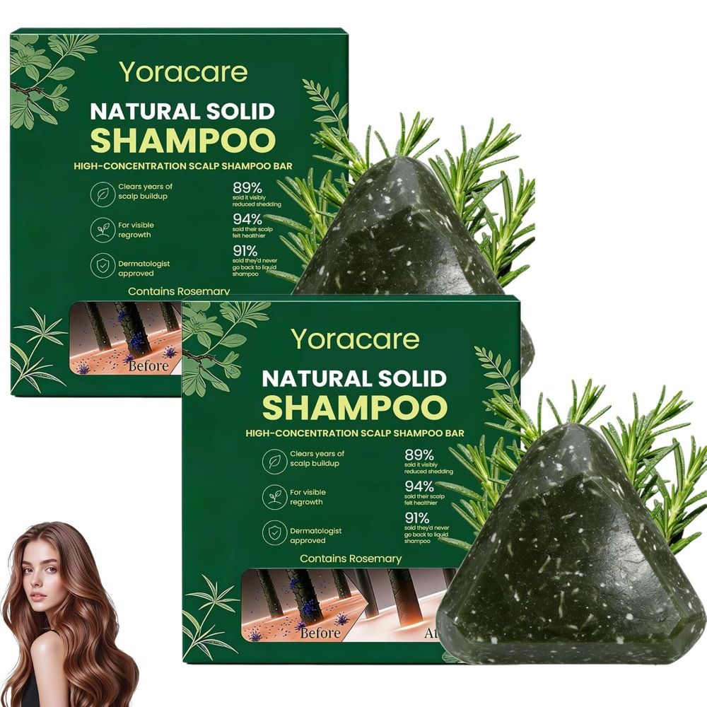 Hair Care Korean Products - Твердый шампунь-бальзам с розмарином и аминокислотами