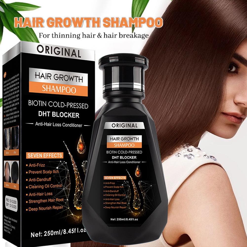 Hair Care Dandruff - 250 мл биотинный шампунь с расческой-щеткой