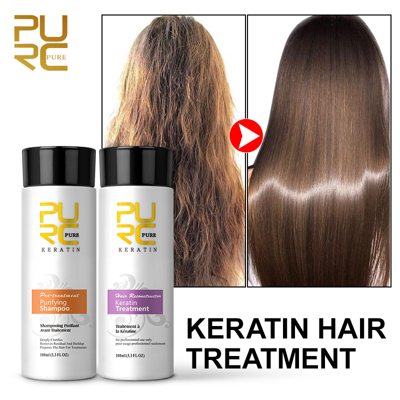 Hair Care Organic - PURC Бразильский кератиновый уход для вьющихся