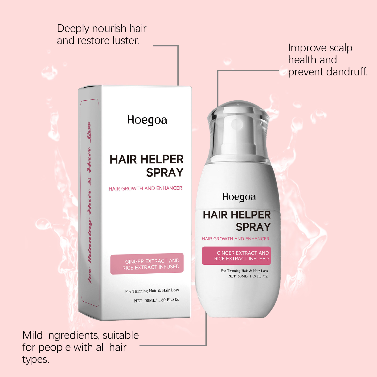 Несмываемый спрей для ухода за – обзор и цена Hair Care Products