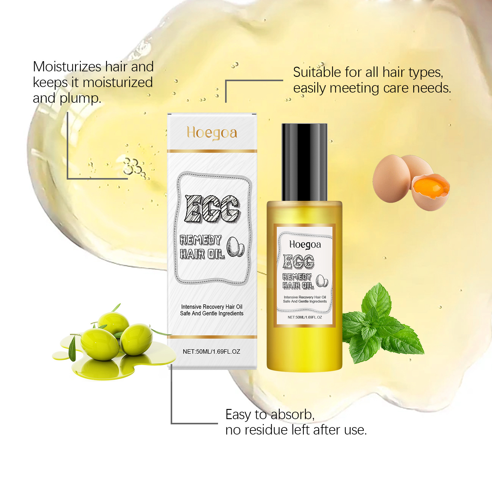 Масло для волос Egg Remedy, во – обзор и цена Hair Care Products